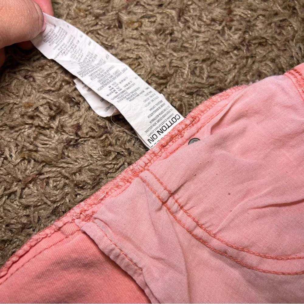 Cotton On Pink Denim Shorts | Classic Mid Rise | Size 10